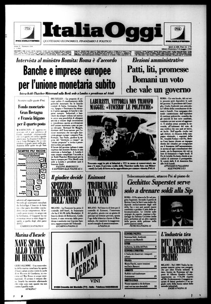 Italia oggi : quotidiano di economia finanza e politica